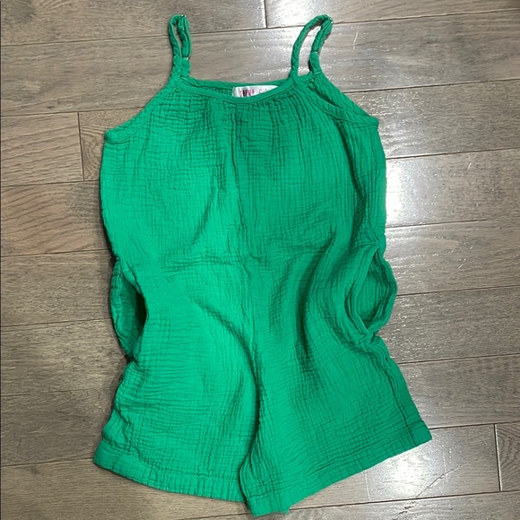 Girls Green Romper - Picture 6 of 8